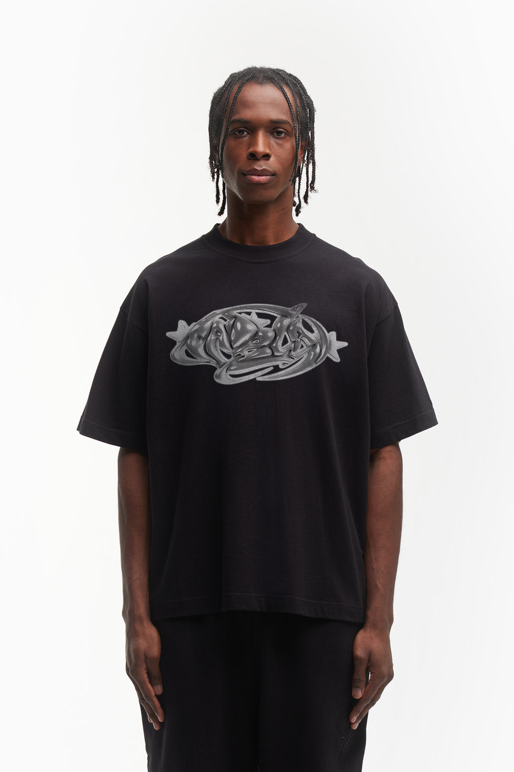 Ezra Flash Black  T-Shirt