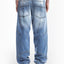 MOTO LIGHT BLUE WASHED DENIM
