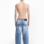 MOTO LIGHT BLUE WASHED DENIM