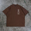 %LEAGUE CHEST NUT BROWN T-SHIRT%