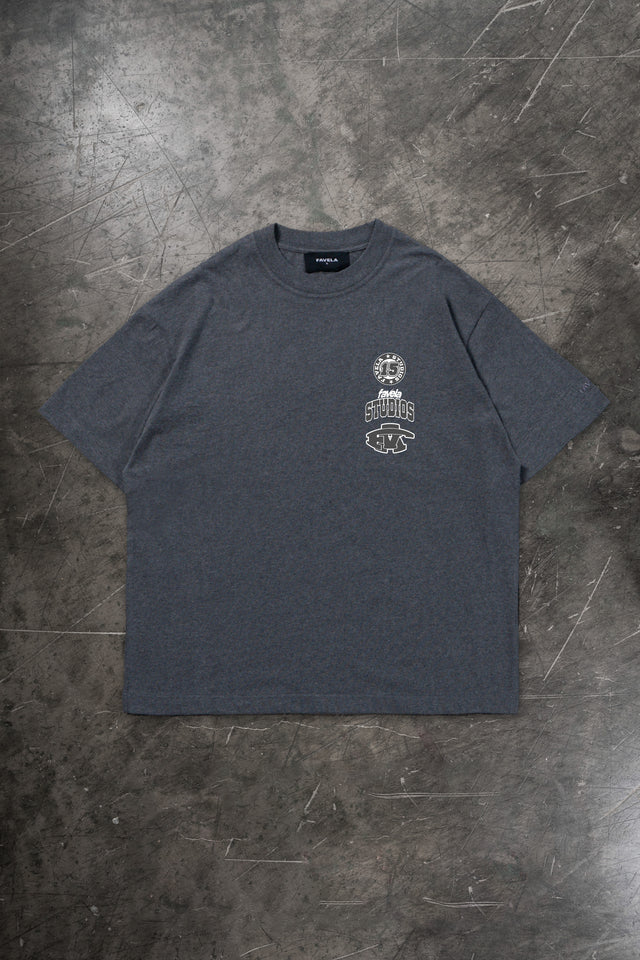 LEAGUE DARK GRAY MELANGE T-SHIRT 