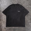 LOGO BLACK WASHED T-SHIRT