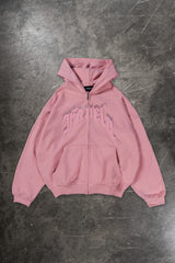 AVES RHINESTONE PINK FRONTZIP