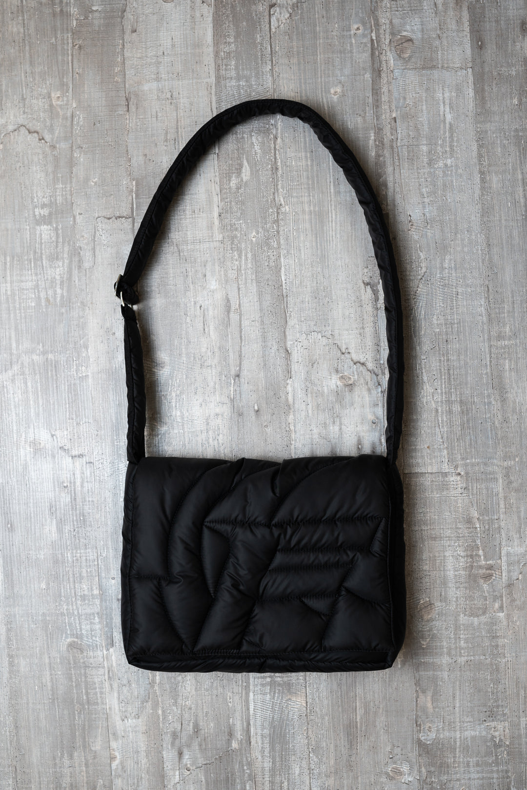 Black Puffer Shoulder Bag main image 1