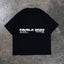 Black T-Shirt with oversized fit and Favela 2023 backprint
