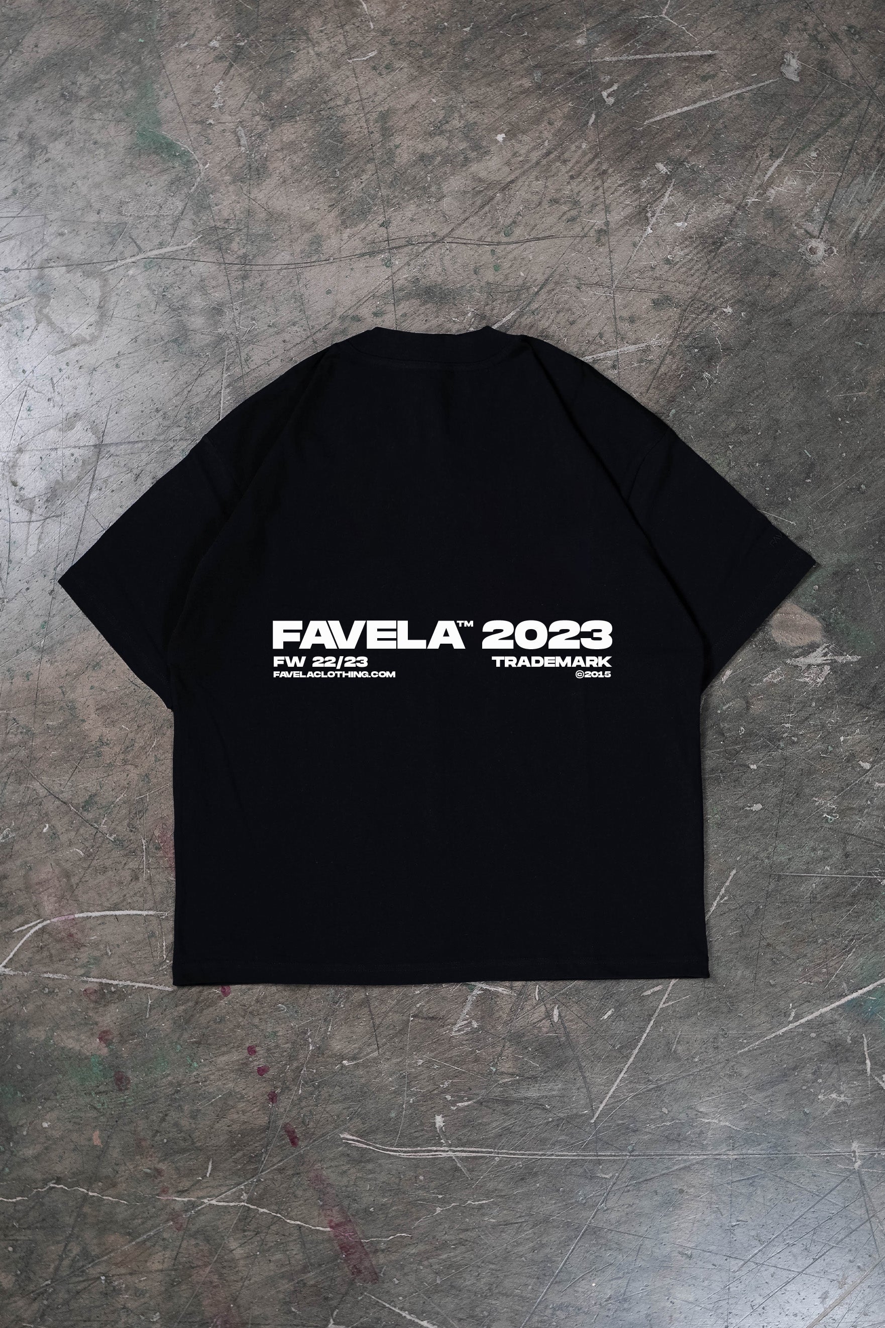 Black T-Shirt - Oversize Fit - Streetwear - Favela Clothing 2023