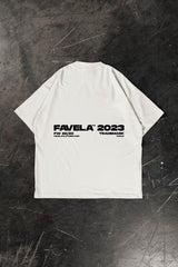 T-Shirt in the colour Vanilla. Streetwear T-Shirt made out of 100% Cotton by Favela Clothing. New 2023 Collection.