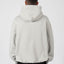 HARSH WEATHER LIGHT GRAY SNAP BUTTON HOODIE