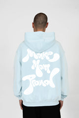 MAKE MOM PROUD FULL BACK ICE WATER SNAP BUTTON HOODIE