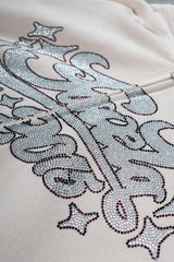 RHINESTONE 2015 OATMEAL FRONTZIP