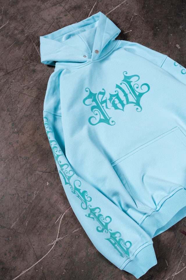 VELOR TROPICAL BREEZE SNAP BUTTON HOODIE