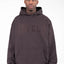 SCHOOL CHOCOLATE SNAP BUTTON HOODIE