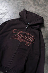 NEW 3D COLLEGE CHOCOLATE FRONTZIP