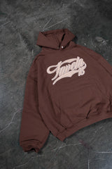 NEW 3D COLLEGE COFFEE SNAP BUTTON HOODIE