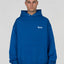 OUTLINE ROYAL BLUE SNAP BUTTON HOODIE