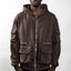 COFFEE BROWN MILITARY FRONTZIP