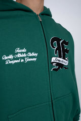 F FROTTEE FOREST GREEN FRONTZIP
