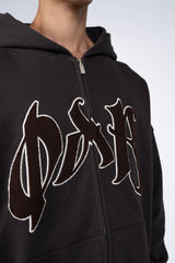 QAB Chocolate Frontzip Hoodie