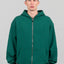 FOREST GREEN FRONTZIP HOODIE