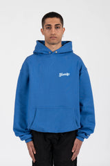 PROFIT OVER PEOPLE WHITE OCEAN SNAP BUTTON HOODIE