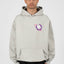 TAKE OVER FAVELA PURPLE LIGHT GRAY SNAP BUTTON HOODIE