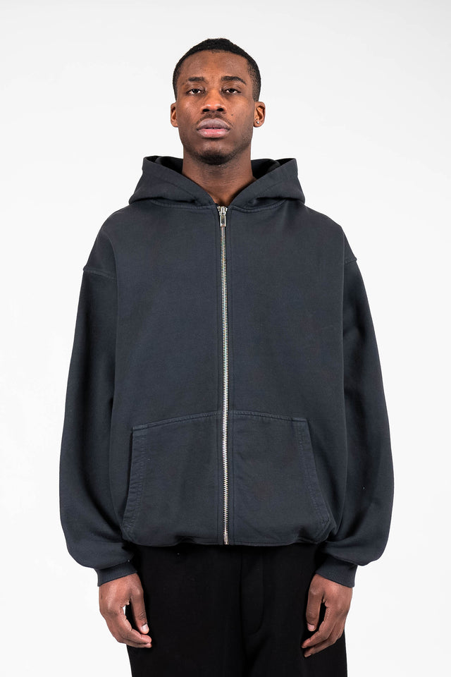 VINTAGE BLACK FRONTZIP